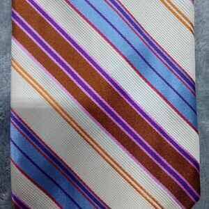 Robert Talbott Tie Best of‎ Class Multicolor Striped Hand Made USA 100% Silk 58"